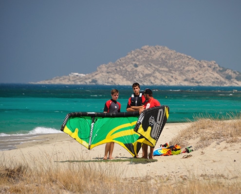 Discover Kitesurfing or Wing Foiling on Naxos
